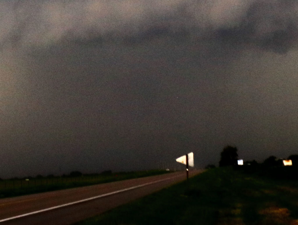 very low contrast tornado